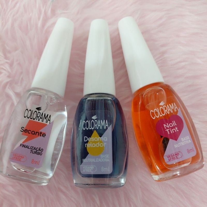 KIT bases colorama tratamento para unhas | Shopee Brasil