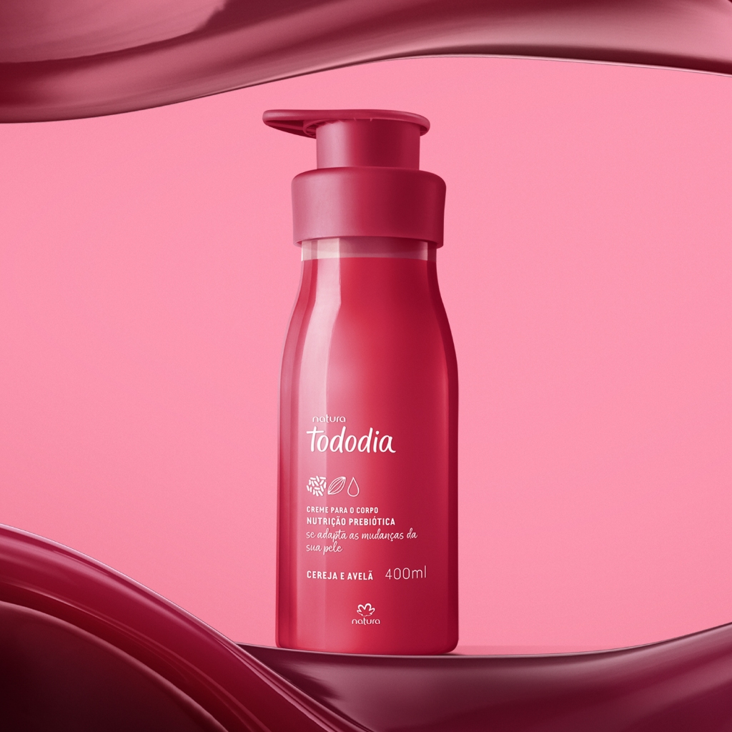 Natura Creme Desodorante Nutritivo para o Corpo Tododia Cereja e Avelã ...