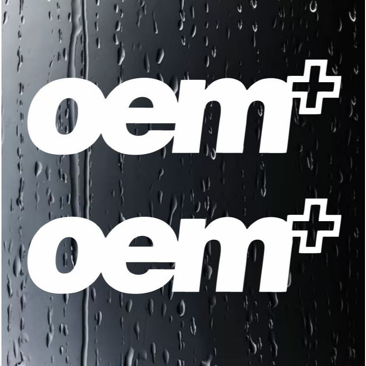Adesivos OEM+ Plus, de carro originais, preparado, aspirado e turbo JDM ...