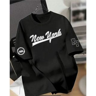 Camiseta masculina Oversized estampada 100% algodão manga curta GOLA O streetwear camisa casual-envio 24hrs