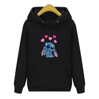 Moletom Pluz Size STITCH Com Capuz Modelo Novo em Promoção na Shopee Moletom Pluz Size STITCH Com Capuz Modelo Novo
