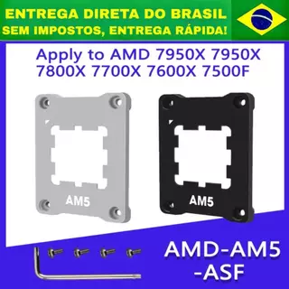 Base de CPU da placa-mãe AM5 Moldura Corretor Pressão Anti-dobra Para Thermalright AMD-ASF AM5 Metal