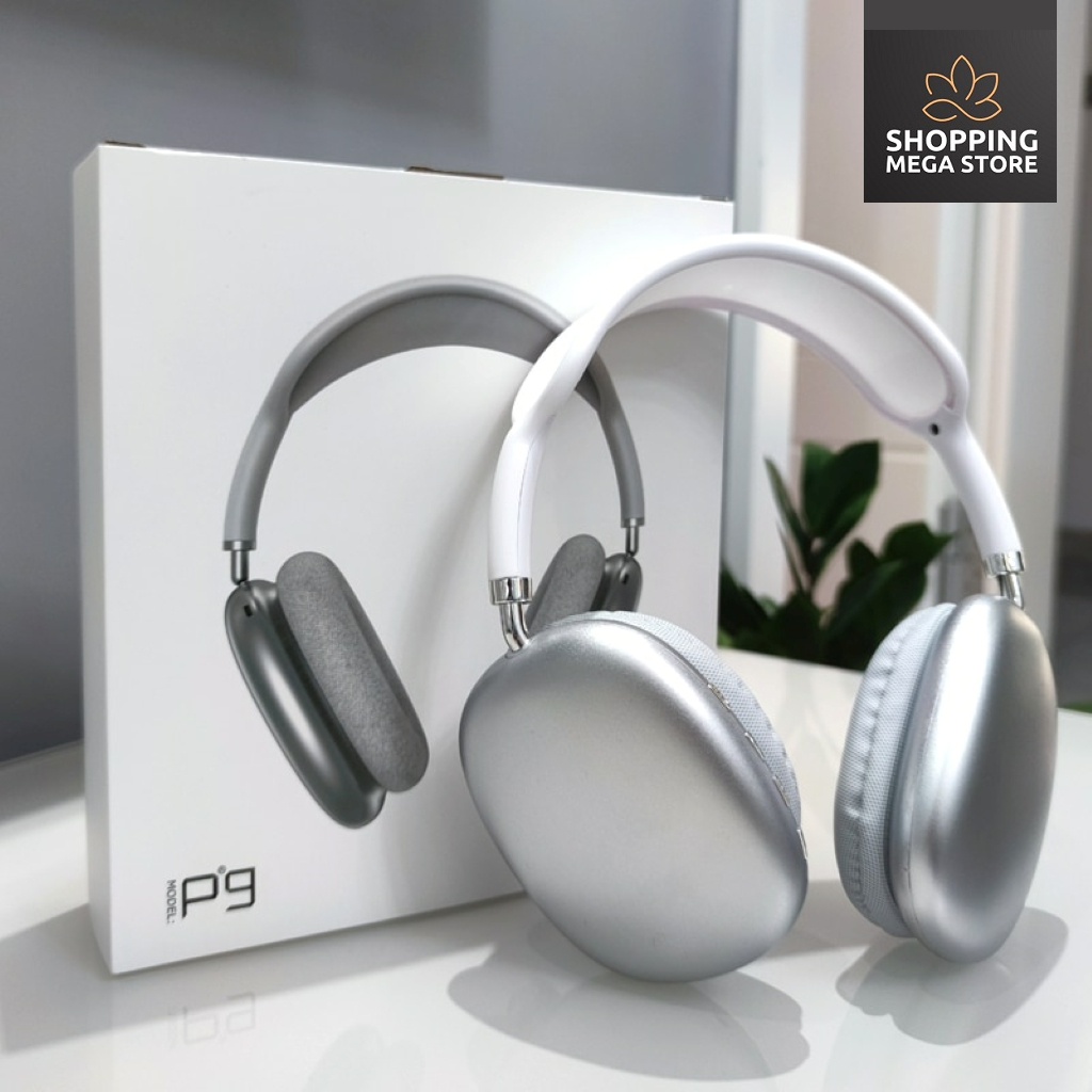 Fone de Ouvido Headphone Bluetooth Sem Fio Wireless P9 WHITE | Shopee ...