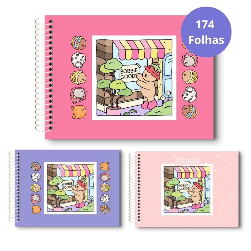 Bobbie Goods 174 páginas Capa Dura Folha Grossa Livro Bob Good bob God ...