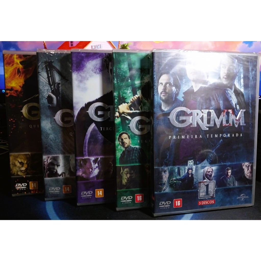 Grimm - 1ª a 5ª Temporadas Completas DVD Originais (NOVO/LACRADO