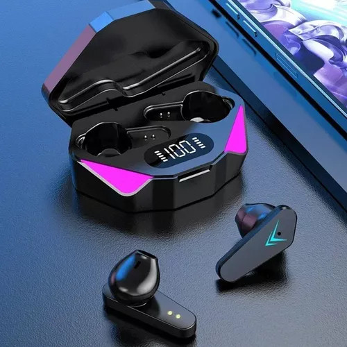 Fone Bluetooth Gamer Jogos E-sports Fone de ouvido sem fio Academia Corrida treino Dual Pro Tws