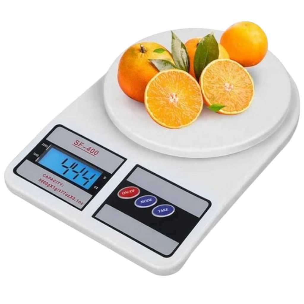 Balança De Cozinha Digital Até 10KG - Frutas Comida Doces Legumes ...