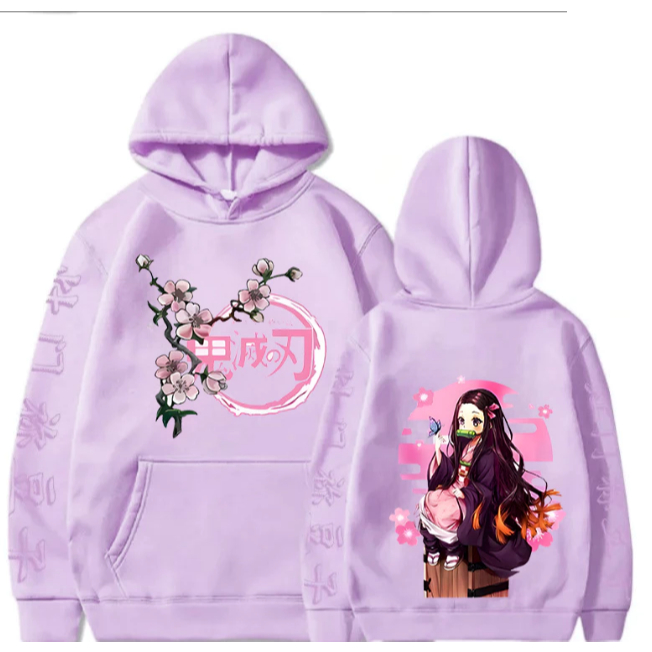 Moletom Feminino Canguru Kamado Nezuko Demon Slayer Tamanho: G | Shopee ...