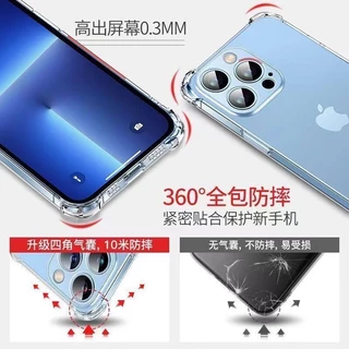 Capa Capinha Anti Shock Transparente e Pelicula 3D Para Iphone 6 7 8 X XR XsMax 11 12PRO 13 14PLUS 15PROMAX 16E