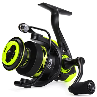 Molinete De Pesca Carretel De Pesca 5.2 : 1 Giratório 1000-4000 Com Cabo EVA Amarelo Escuro