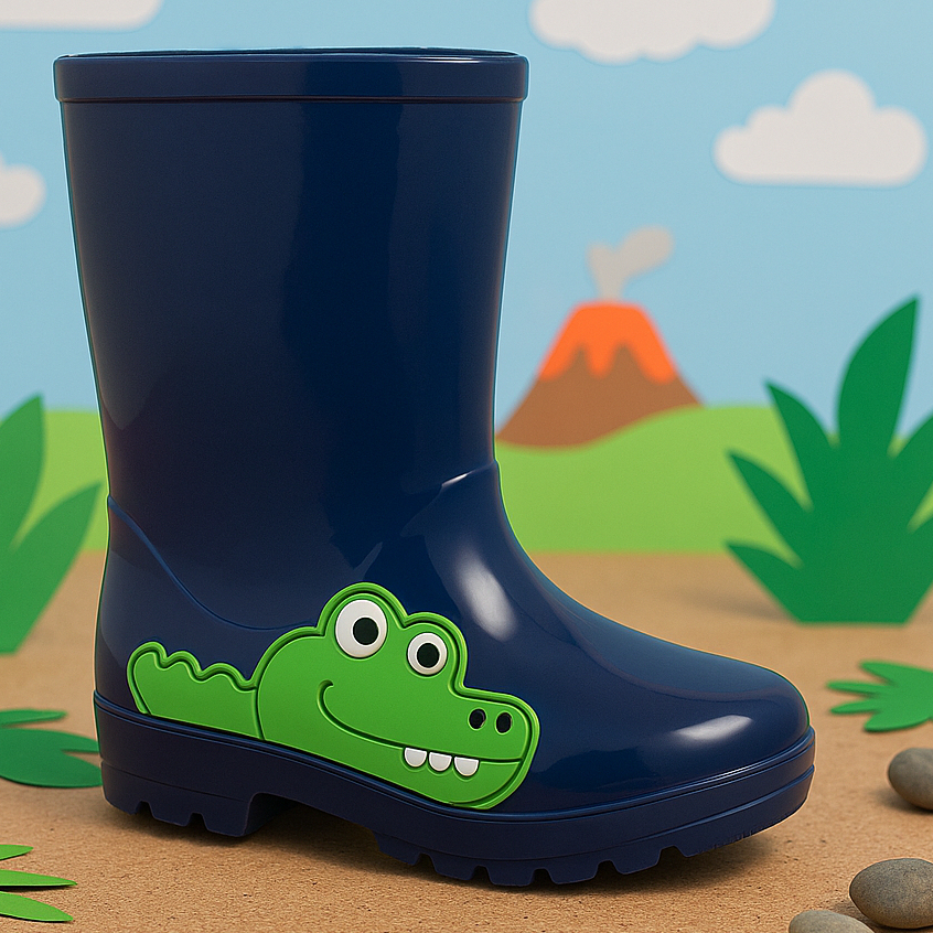 Galocha Infantil Menino Croco Confortável Macia Vários Modelos