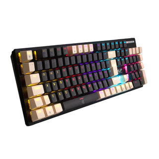 Teclado Gamer Mecânico 100% com Fio Bege Cinza Preto Switch Red Vermelho Abnt2 Led Rgb Usb Ps4 Xbox