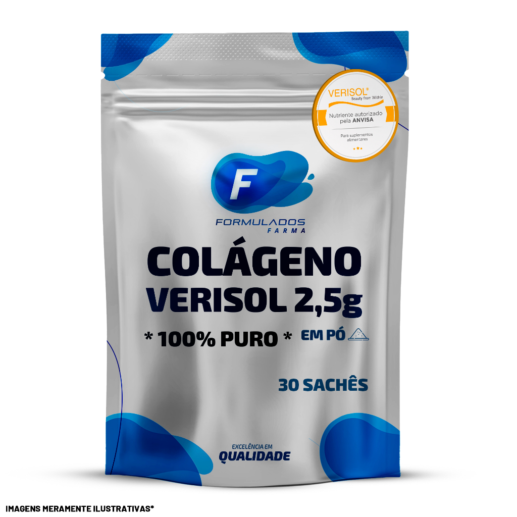 Colágeno Verisol 2,5g 30 sachês - COM SELO DE AUTENTICIDADE - 100% ...