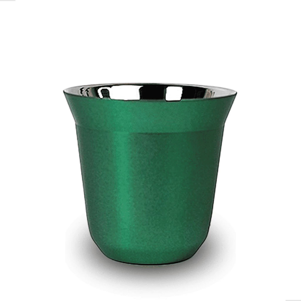 Xícara Térmica Inox 160ml Moderna Bebida Quente/Gelada Café Expresso