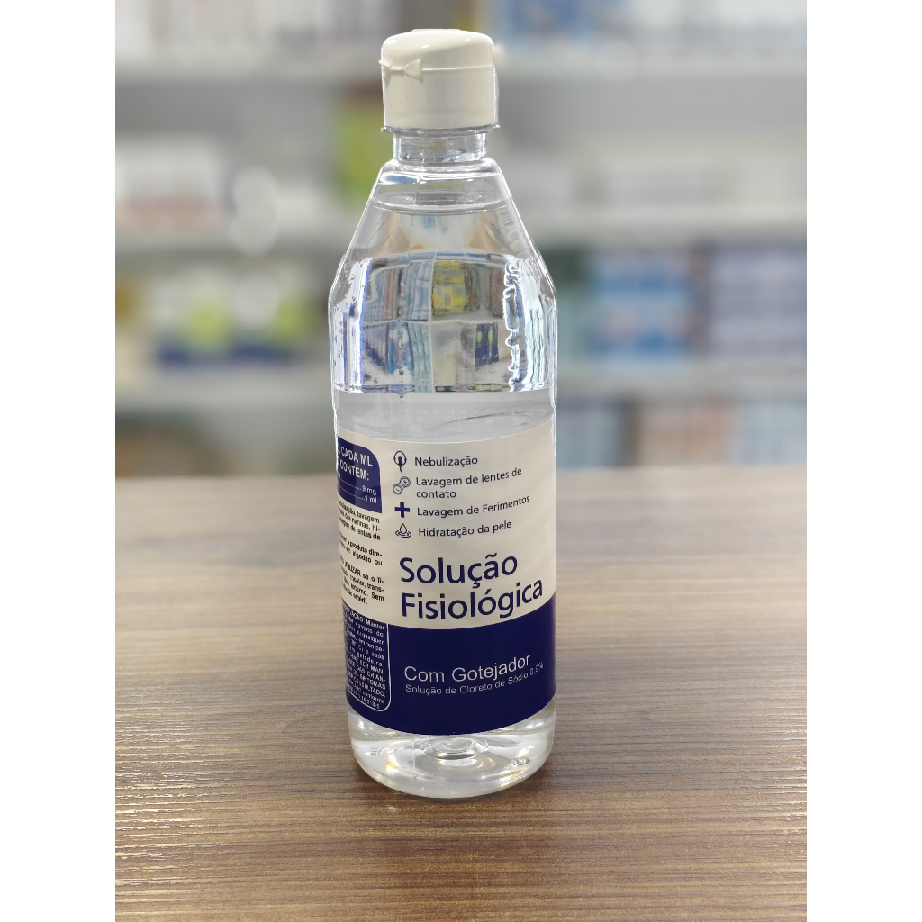 Soro Fisiológico 500ml (Sandom) | Shopee Brasil