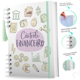 Caderno De Controle Financeiro - Registro Financeiro Mensal em Oferta na Shopee