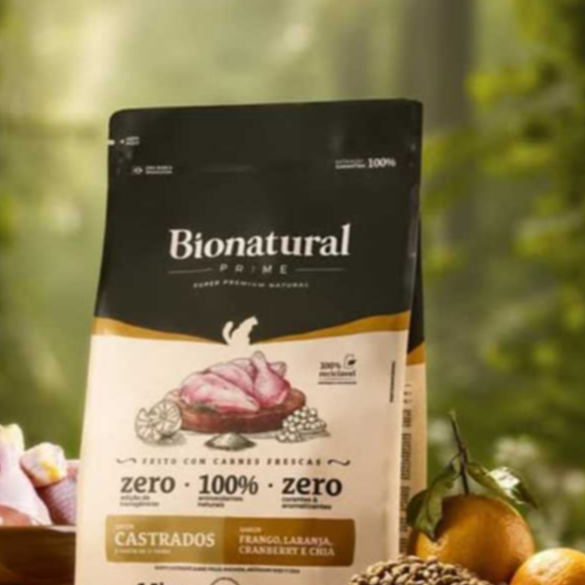 Bionatural Prime Gatos 7,5kg Castrados Frango Ração | Shopee Brasil
