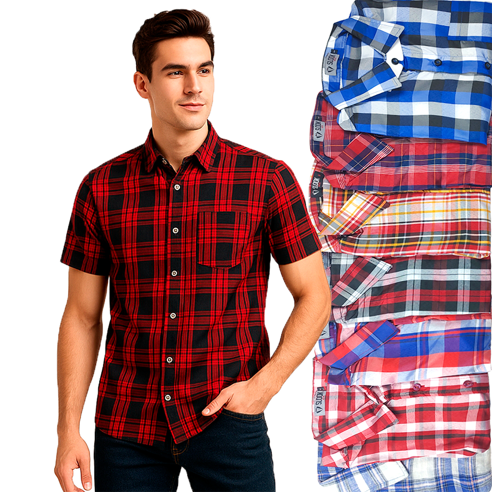 Blusa Masculina Xadrez Adulto Festa Junina São João Festival Quadrilha ...
