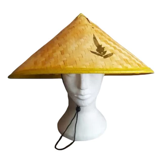 chapéu vietnamita japonês chinês de bambu
