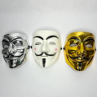 Disfraces V Máscara De Guy Fawkes - V De Vendetta - Anónima Para Halloween Y Carnaval Mascara Hacker