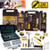 Kit Jogo De Ferramentas 240 Peças Maleta Completa + Soquetes Chave Catraca Reversível Uso Doméstico