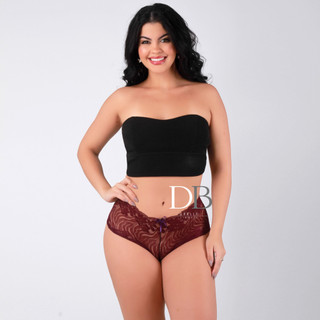 KIT 5 CALCINHAS CALESSON REGULAR E PLUS SIZE SHORTINHO DE RENDA em Oferta na Shopee