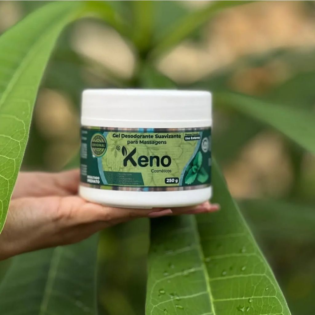 Gel Keno Original 250g – Suavizante Refrescante para Massagem e