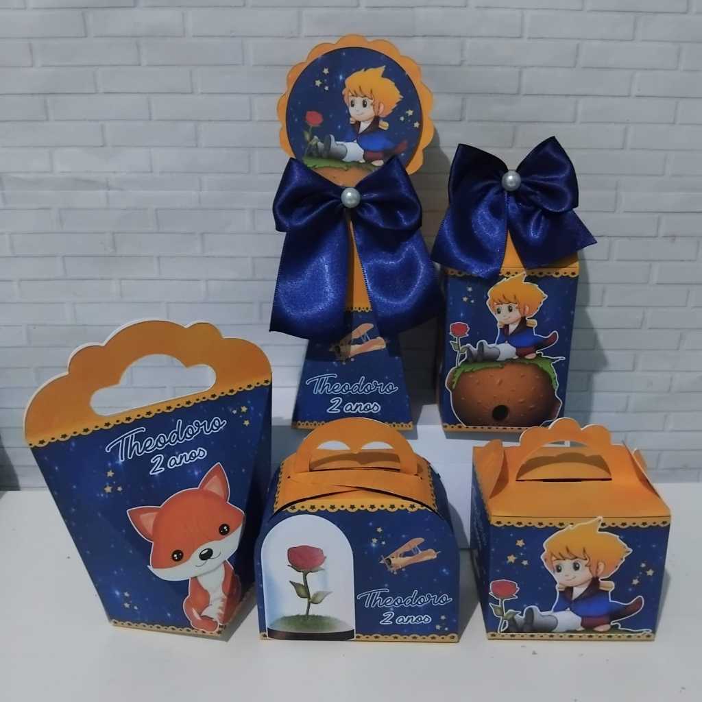 Personalizados Pequeno Príncipe - lembrancinha kit festa O Pequeno ...