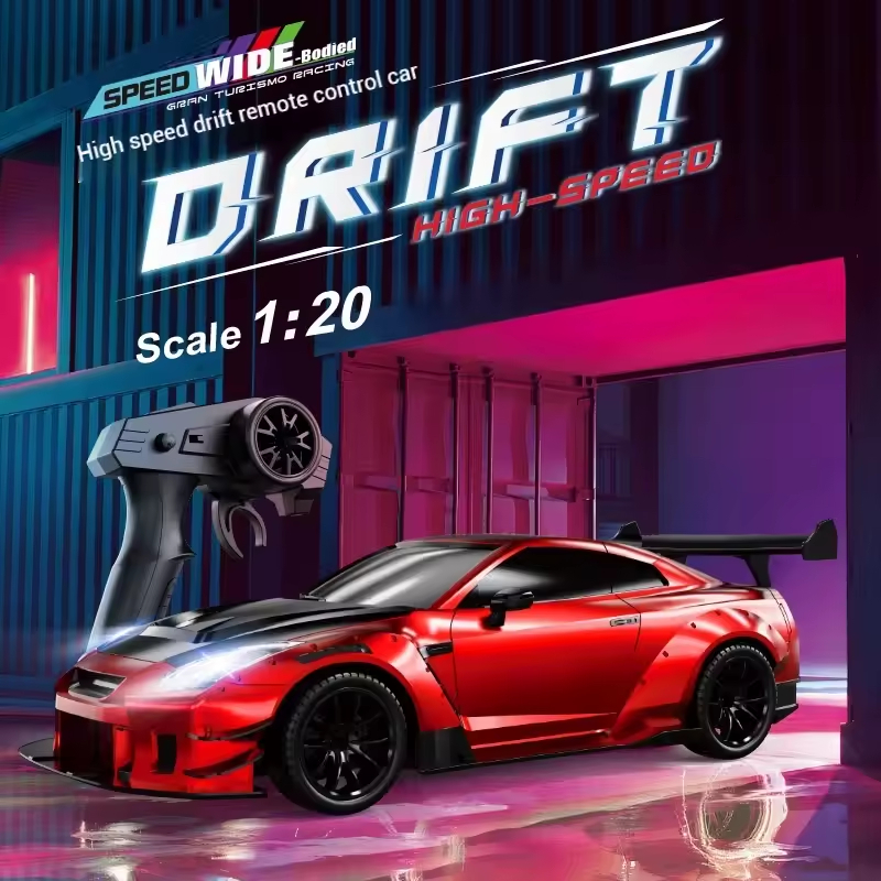 Nissan GTR R35 RC Carrinho de Controle Remoto recarregável Drift 1:20 ...