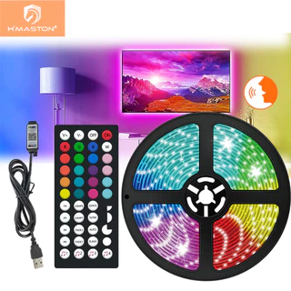 H'maston HFT-03 Fita Led Ultra Rgb Fita De Rgb Led 5 Metros Cor Da Luz Com 44chaves Controlador
