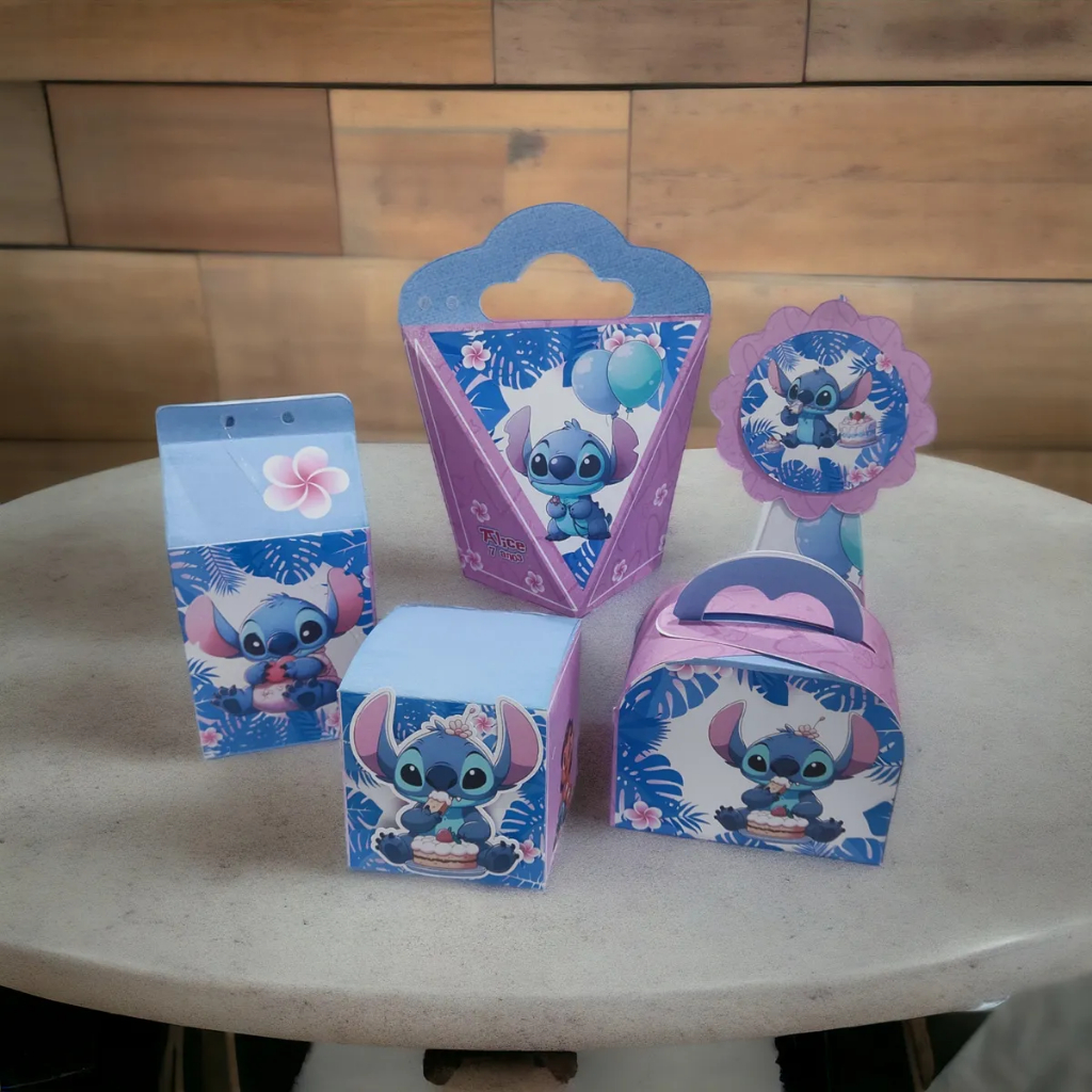 Kit Cxs Personalizadas Stitch Roxo | Shopee Brasil