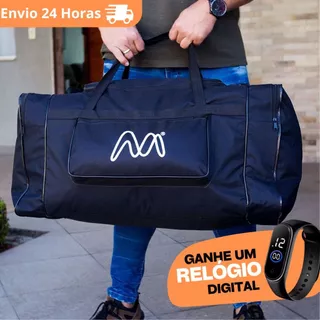 Mala Bolsa De Viagem Gigante Reforçada Extra forte Promoção + Relógio Digital em Oferta na Shopee