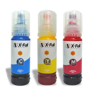KIT Tinta Corante Compatível Marca X-FullT504T544 L3108, L3110, L3111, L3118, L3119, L3150, L3158, L4150, L4158, L4160