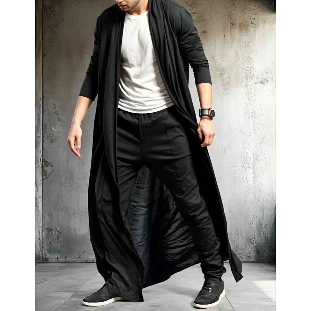 Cardigan Sobretudo Longo Casaco Masculino Sobretudo Boutique