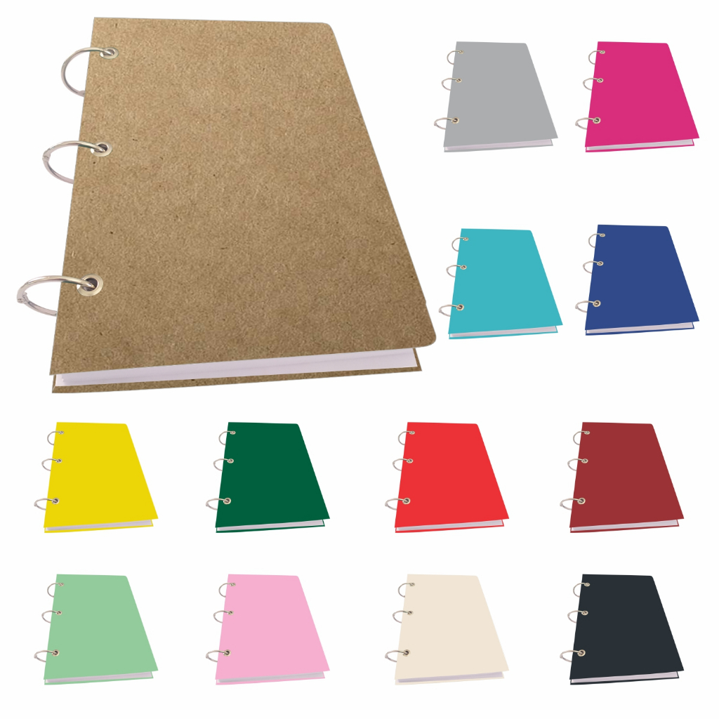 Capa Caderno Argolado Pequeno + 4 Argolas Sem As Folhas Internas ...