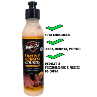 Limpa e Hidrata Couros protege automotivo carro sapato jaqueta geral em Oferta na Shopee