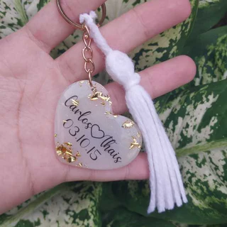 Chaveiro Casal coração Personalizado Lembrancinhas 15Anos Festas Aniversários Casamento em Oferta na Shopee