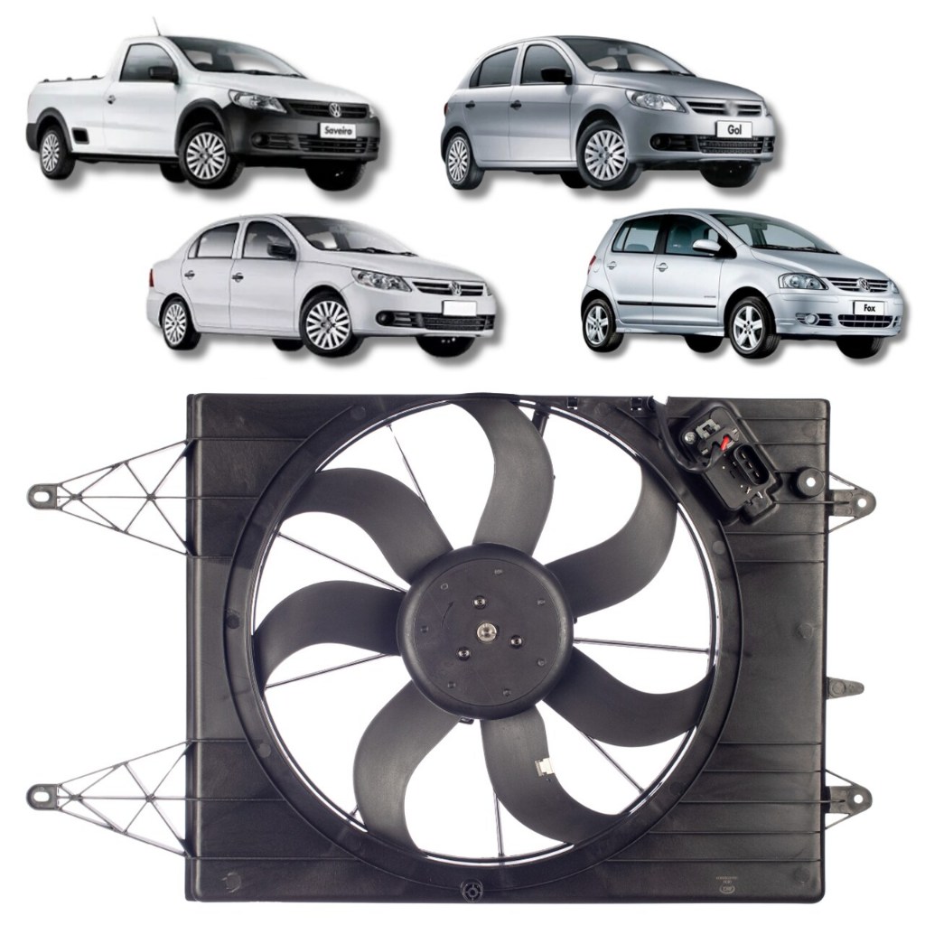 ELETROVENTILADOR/VENTOINHA VW GOL SAVEIRO VOYAGE G5/G6 FOX | Shopee Brasil
