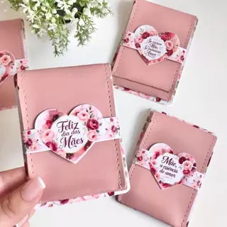 30/50/100 Porta Carteira Mimo Feliz Dia das Mães Lembrancinhas (NÃO ACOMPANHA CARTEIRA) em Oferta na Shopee
