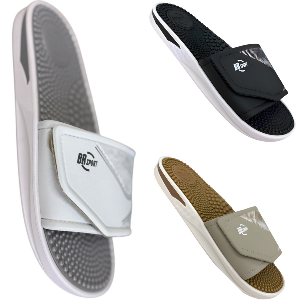 Chinelo Masculino De Velcro Confortável Beira Rio 2254128