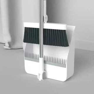 Conjunto Para Limpeza Casa Vassoura E Pá Dobravel