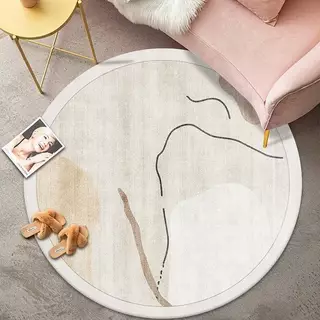 Tapete Belga Redondo 1.20x1.20m ; 1.60x1.60m Circular Moderno Novidades