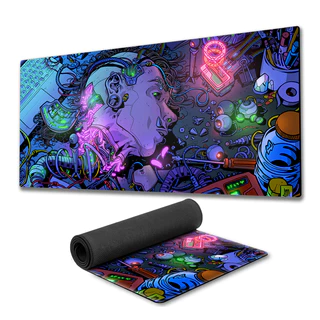 Mouse Pad Cyberpunk fundo de borracha 90x40cm 80x30cm 900x400 800x300 pokemon speed gamer mousepad