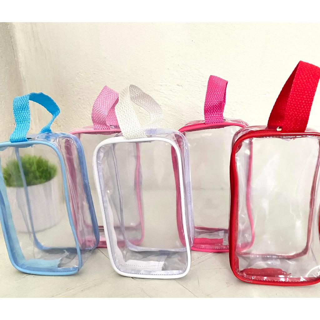10 Estojos necessaires transparentes para lembrança de festas