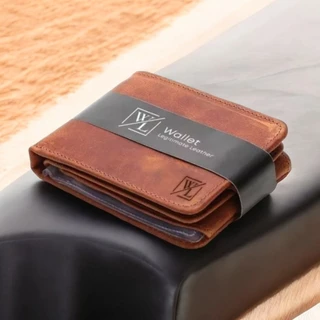 Carteira Masculina Grande Couro Legitimo Porta CNH Notas RG Documentos Moedas Carteira Completa