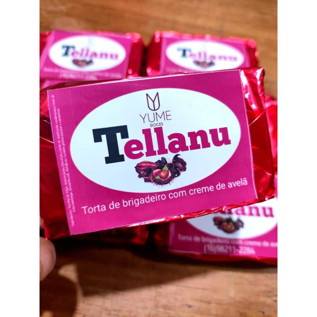 KIT 2 TELLANU (torta de brigadeiro com creme de avelã)