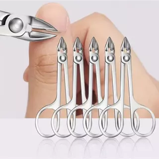 Kit 3 Peças Tesoura para Cutículas em Aço Inoxidável com Embalagem Individual