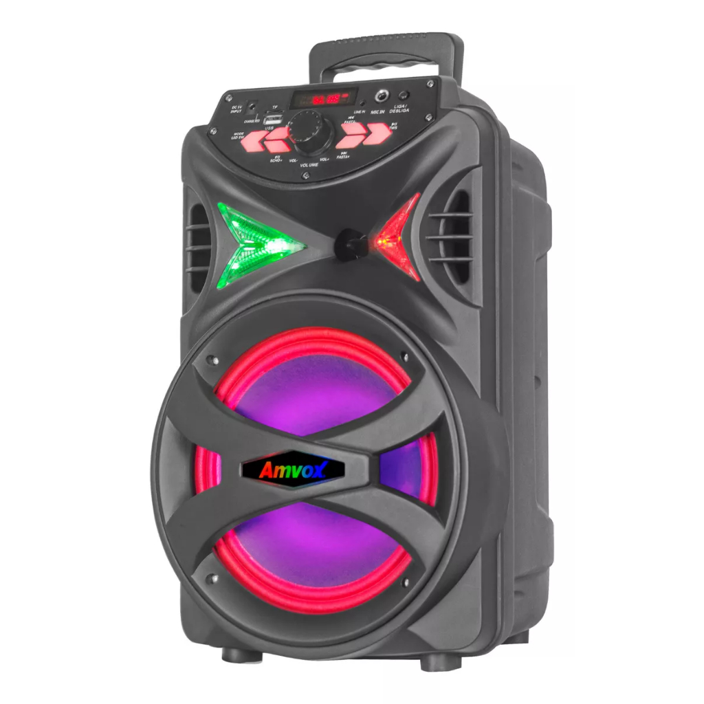 Caixa de Som Amplificada Amvox ACA 255 Hit - 250W RMS, Bluetooth, Rádio FM, USB