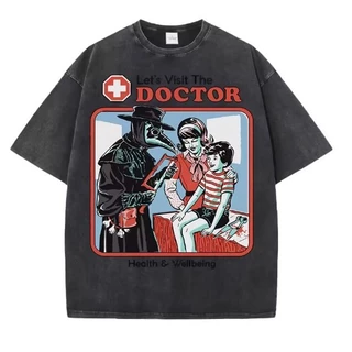 Camiseta Estampa Adulto/Infantil Lançamento Unissex Em Algodão Let's Visit The Doctor.