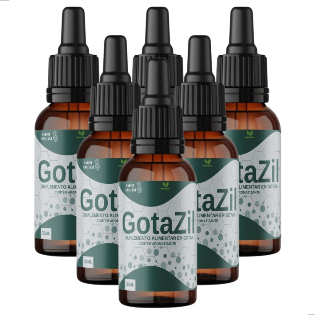 Kit 6 Gotazil Original Gotas 30ml Suplemento Alimentar - Natural ...